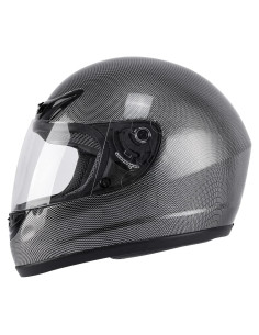 Casco Integral TCMT Fibra de Carbono Adulto Visera Abatible