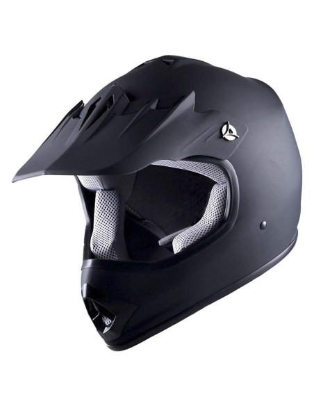 Casco Motocross Power Gear HBOY-K Negro Mate 51-52 cm