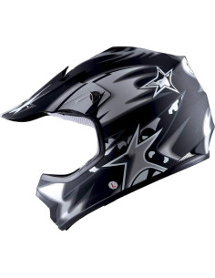 Casco de Motocross WOW Youth Kids HBOY-K Negro Mate 1.37 kg 2