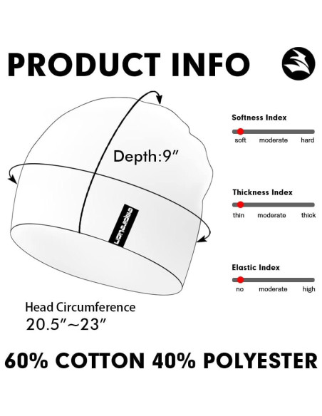 Gorro multifuncional Empirelion 20.5-23.5 cm ajuste cómodo
