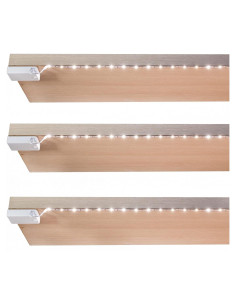 Luces de tira LED BestLuz 1.01m 3 paquetes blanco neutro 4000K
