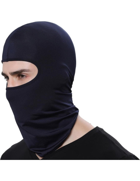 Paquete de 3 Pasamontañas Balaclava Unisex Azul Oscuro