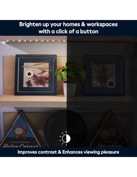 Luces de tira LED BestLuz 1.01m 3 paquetes blanco neutro 4000K