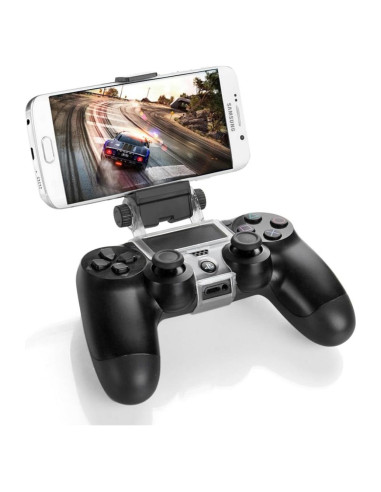 Soporte Clip para Teléfono PS4 TNP - Ajustable, Negro