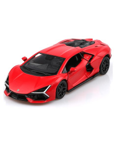 Coche de Juguete Lamborghini Revuelto Escala 1/36 Rojo