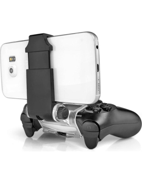 Soporte Clip para Teléfono PS4 TNP - Ajustable, Negro