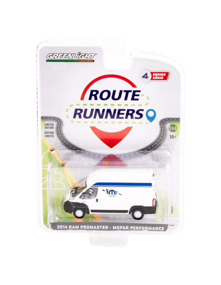 Camión Diecast Greenlight Dodge Ram ProMaster 2014 Blanco