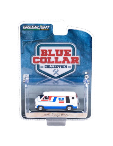 Furgoneta Diecast Dodge B100 1976 Greenlight 1:64