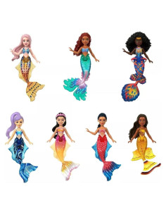 Set de Muñecas Pequeñas Disney La Sirenita Ariel y Hermanas