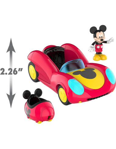 Vehículo Transformador Mickey Mouse Funhouse Just Play 2 en 1