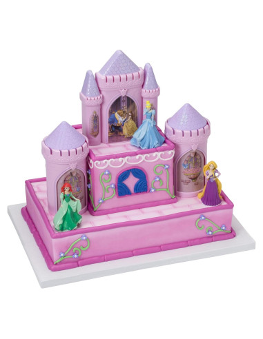 Adorno de Pastel DecoSet Princesa Disney 6 Piezas