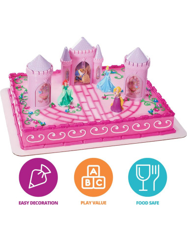 Adorno de Pastel DecoSet Princesa Disney 6 Piezas