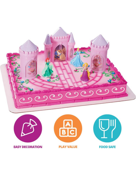 Adorno de Pastel DecoSet Princesa Disney 6 Piezas