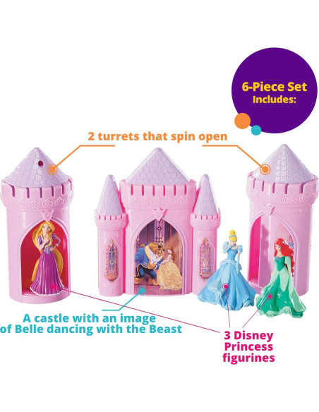 Adorno de Pastel DecoSet Princesa Disney 6 Piezas