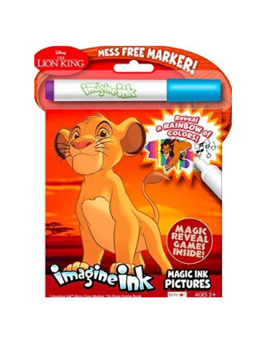 Libro para Colorear Rey León Imagine Ink Bendon 24 Páginas