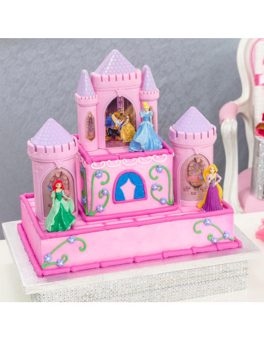 Adorno de Pastel DecoSet Princesa Disney 6 Piezas