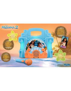eKids Boombox Karaoke Disney Moana con Micrófono 22.86 cm 2