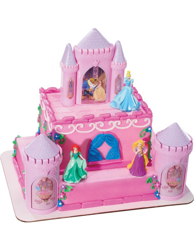 Adorno de Pastel DecoSet Princesa Disney 6 Piezas