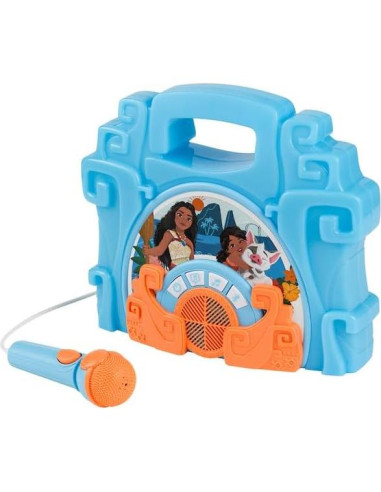 eKids Boombox Karaoke Disney Moana con Micrófono 22.86 cm