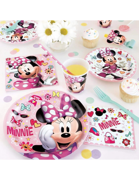 Sopladores de Fiesta Disney Minnie Mouse - 8 Unidades Multicolor