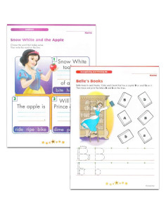 Cuadernos de Trabajo Disney para Jardín - 4 Libros de Aprendizaje 2