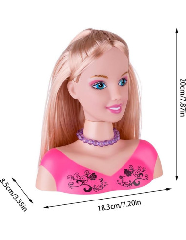 Kit de Juguete de Maquillaje y Estilismo de Cabello Keetopteep - 35 Piezas