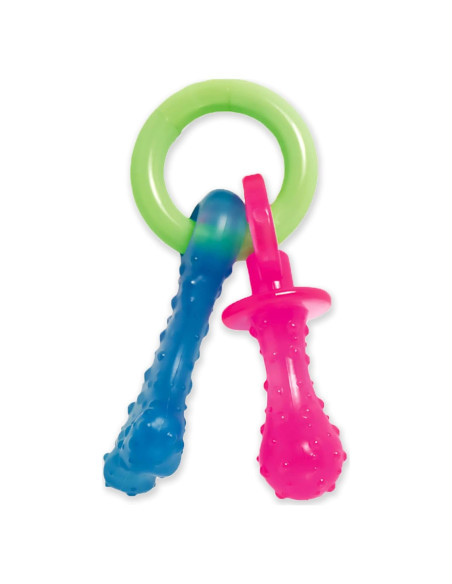 Juguete de Masticar Nylabone para Cachorros Sabor Tocino 15 cm