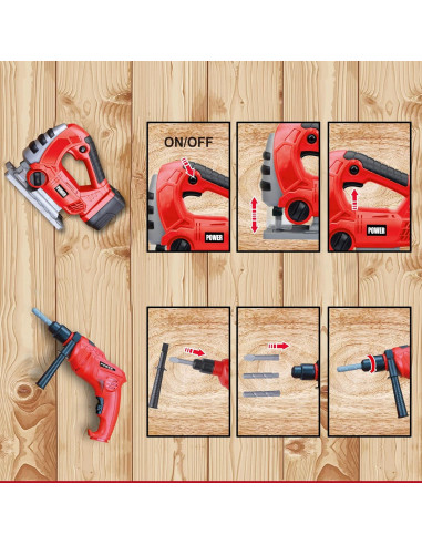 Juego de Herramientas para Niños Joyin 4 en 1 con Linterna