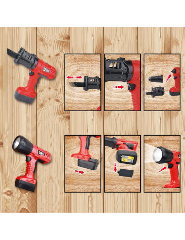 Juego de Herramientas para Niños Joyin 4 en 1 con Linterna