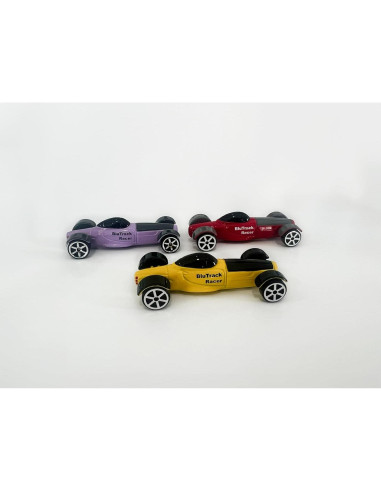Racers BluTrack - Paquete de 3 Coches a Escala 1/64
