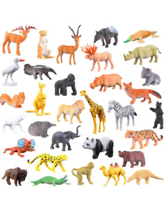 Conjunto de Animales de Jungla 54 Piezas ValeforToy 2