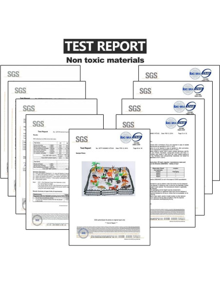 Conjunto de Animales de Jungla 54 Piezas ValeforToy