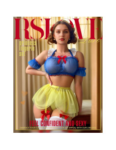 Conjunto de Lencería Sexy RSLOVE para Mujeres - Princesa Azul 2