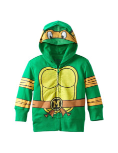 Sudadera disfraz Michelangelo TMNT niños 4T verde