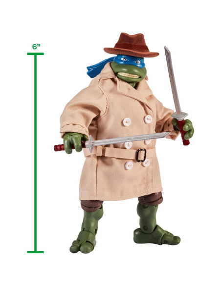 Figura Tortugas Ninja Leonardo 15 cm Playmates Toys