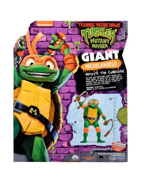 Figura de Acción Tortugas Ninja Michelangelo 30 cm Playmates