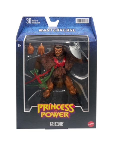 Figura de Acción Grizzlor Masterverse 18 cm con Accesorios
