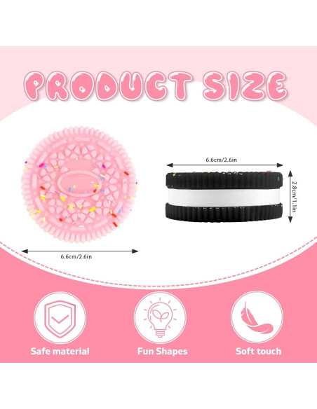 2 Paquetes de Juguetes Antiestrés Squishies Gytera 6,1 cm