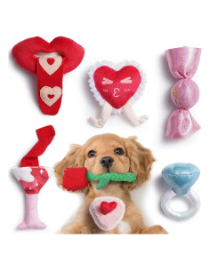 Juguetes para Perros Nocciola 7 Piezas San Valentín