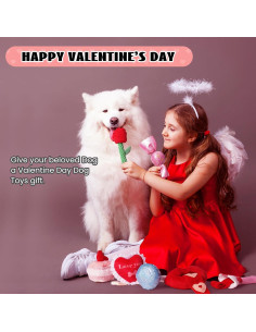 Juguetes para Perros Nocciola 7 Piezas San Valentín 2