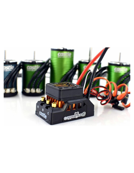 Combo ESC Motor Sensado Castle Copperhead 10 5700Kv 2,27kg
