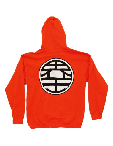 Sudadera Kame Dragon Ball Z Naranja con Cremallera XXL
