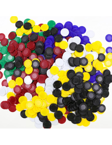 Fichas de Póker Darovly 600 Piezas 2.2 cm Multicolor