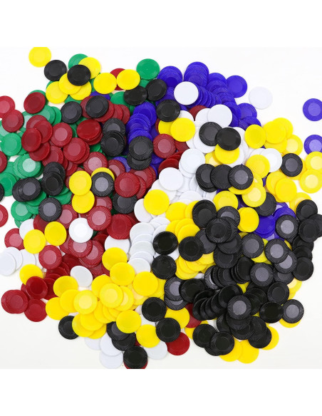 Fichas de Póker Darovly 600 Piezas 2.2 cm Multicolor