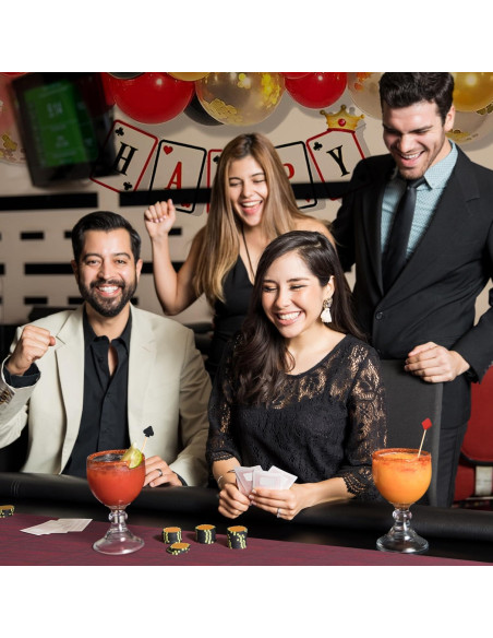 Palillos de cóctel Casino 100 unidades Dados de Póker