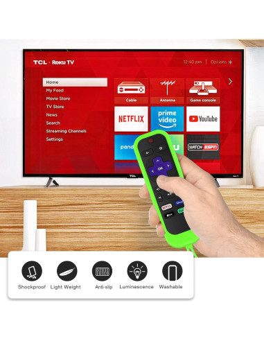 Funda de Control Remoto Climberer 3 Pack - Brilla en la Oscuridad