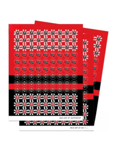 Etiquetas de Caramelo Redondas Big Dot Las Vegas - 324 Pzas