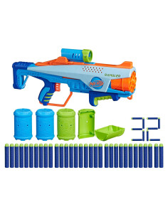 Blaster Nerf Elite Junior Rookie con 32 dardos y 4 objetivos