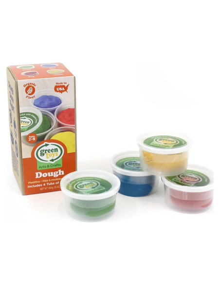 Masa Creativa Green Toys 4 Paquete Multicolor 0,45 kg