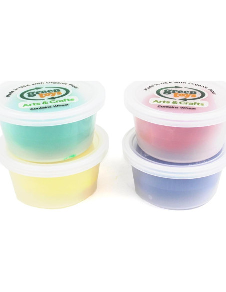 Masa Creativa Green Toys 4 Paquete Multicolor 0,45 kg